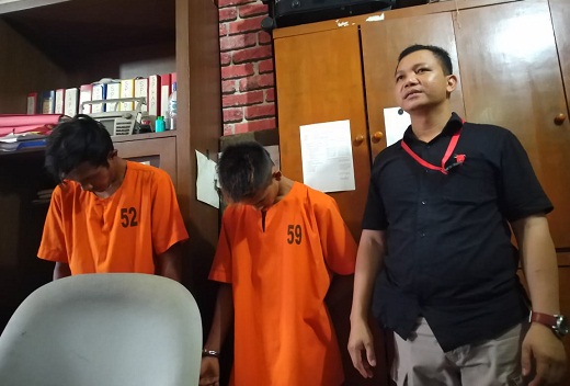 Dua Pelaku Pencuri Material Jembatan Siak IV Diringkus Polda Riau